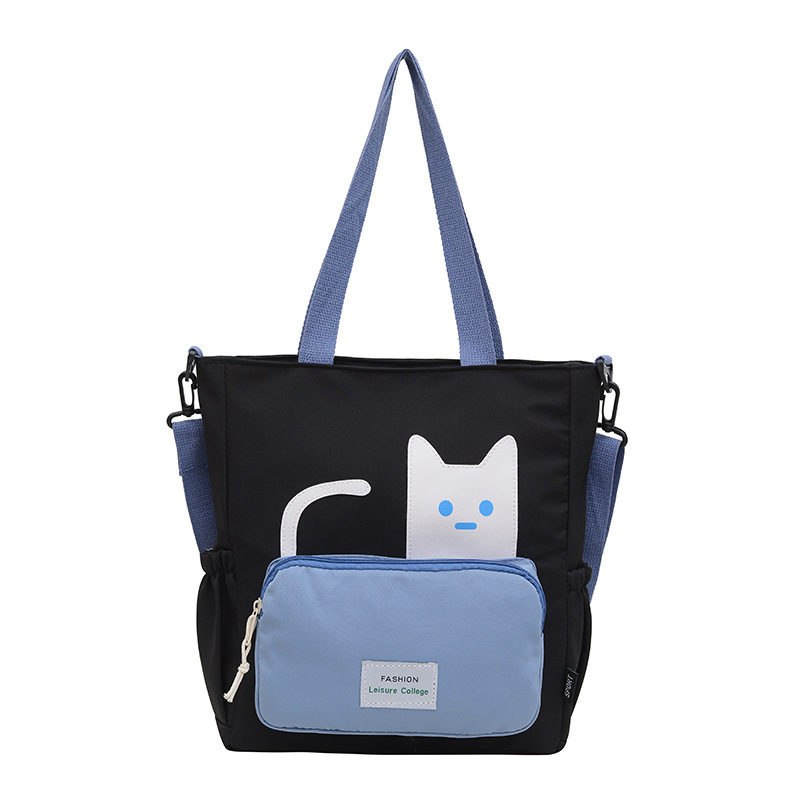 Sac Cabas Femme Motif Chat Grande Capacité pour Shopping et Quotidien - حقيبة يد نسائية - 2