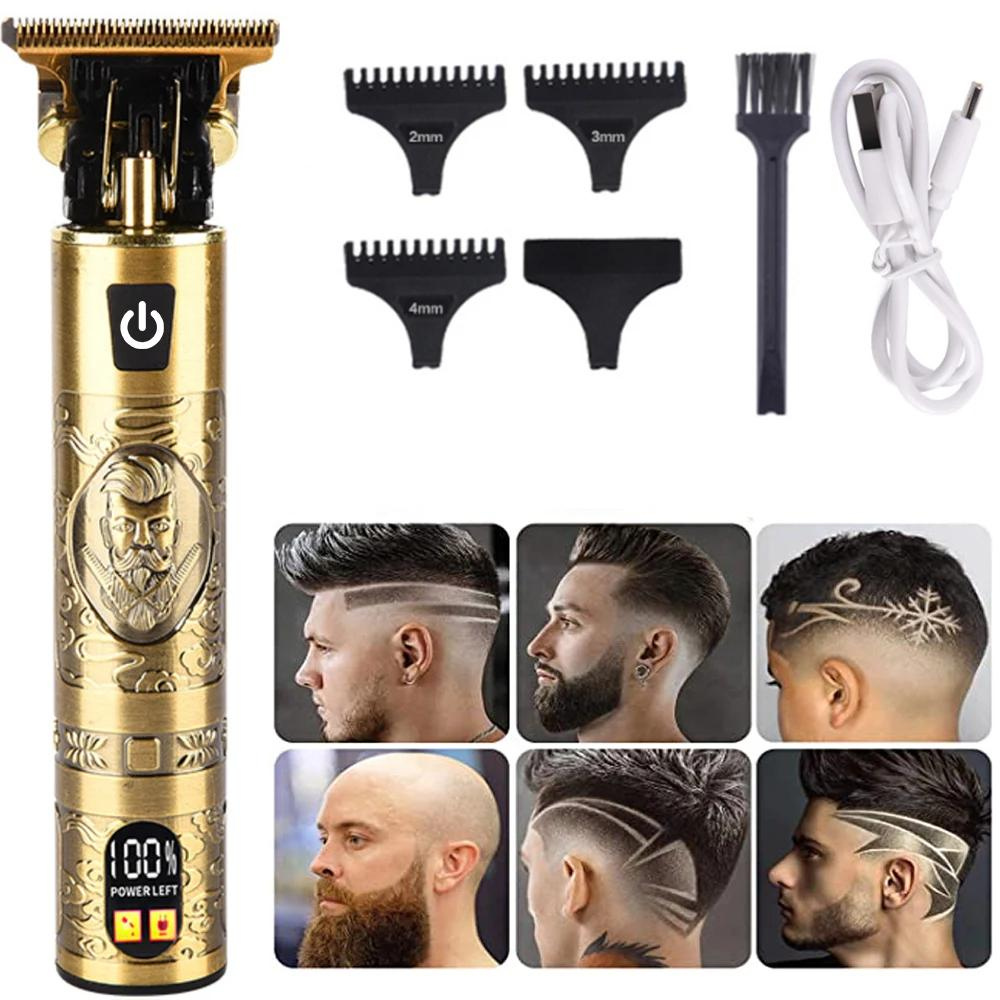 Tondeuse à cheveux professionnelle Zéro absolu , Dégradé , Low fade , Style vintage avec affichage LCD 2