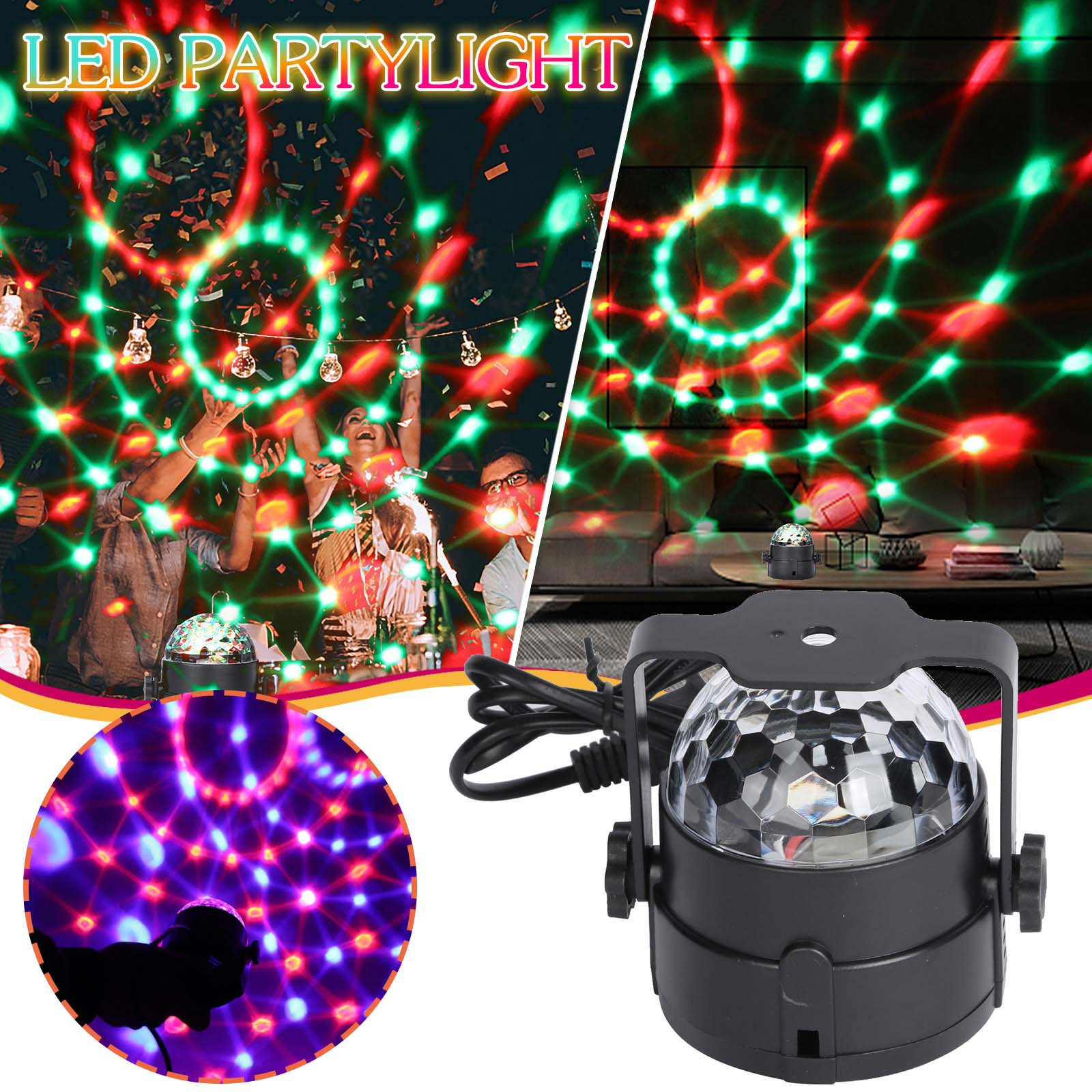 Projecteur LED Effet Vague d'Eau et Music Bluetooth LT-910LED - مصباح إسقاط إضاءة المائية مع مكبر صوت بلوتوث - 6