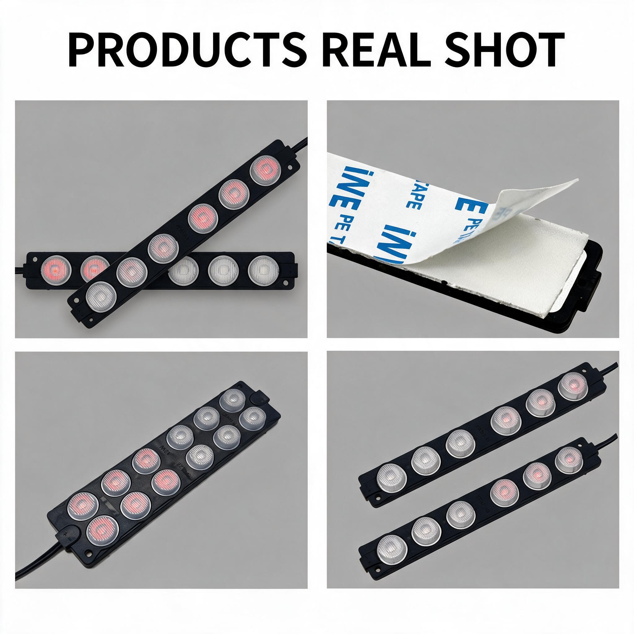 Feux stroboscopiques 12LED 12-24V 2 Couleur pour Véhicules et Camions 1Pcs - شريط إضاءة تحذيري مدمج للسيارات والشاحنات - 2