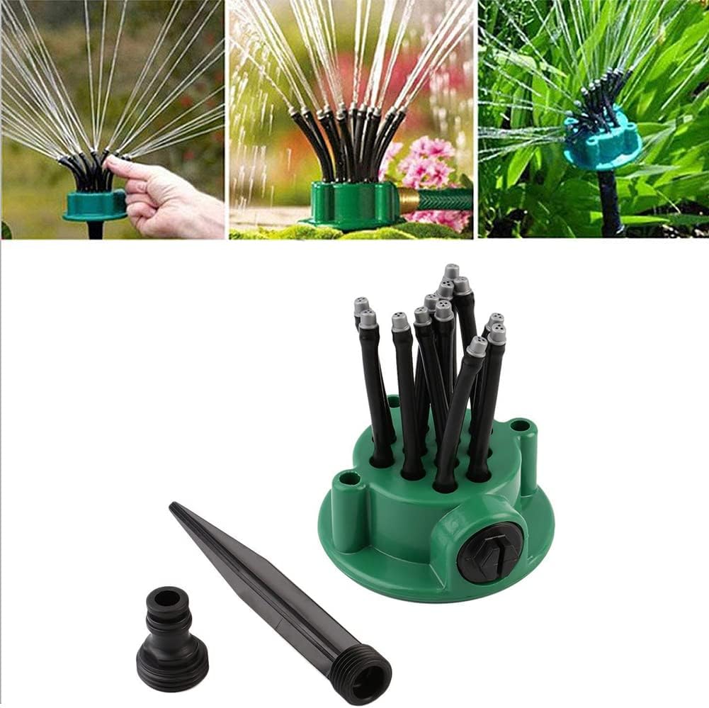 Arroseur de Jardin Rotatif 360 dégrée Multidirectionnel 12 Tuyaux Flexibles - رشاش مياه حدائق متعدد الاتجاهات 360 درجة بـ 12 خرطوم مرن - 3