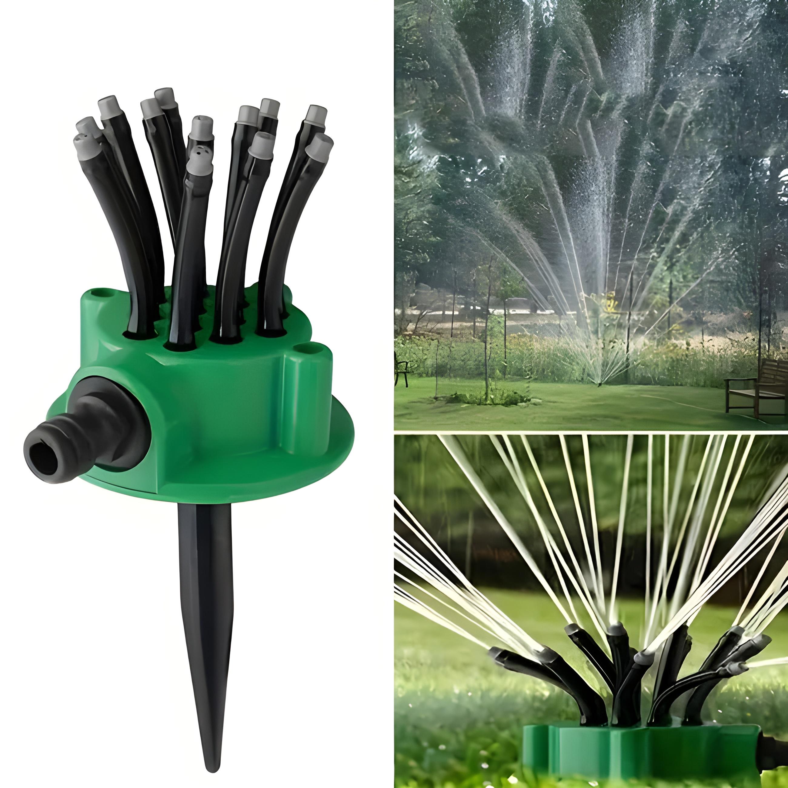 Arroseur de Jardin Rotatif 360 dégrée Multidirectionnel 12 Tuyaux Flexibles - رشاش مياه حدائق متعدد الاتجاهات 360 درجة بـ 12 خرطوم مرن 14