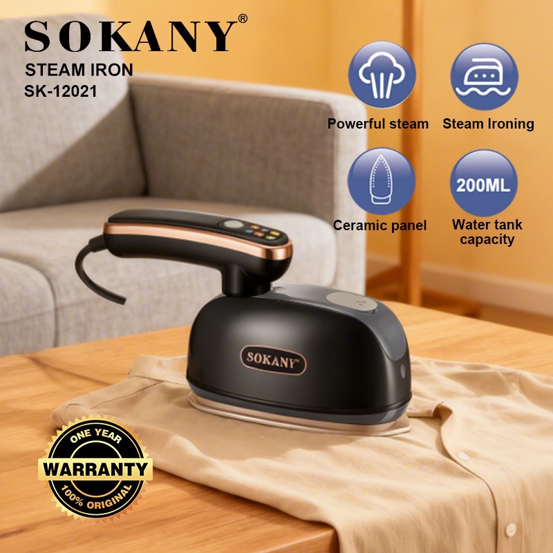 Fer à Repasser à Vapeur Sokany SK-12021 Réservoir 200ml - مكواة بخار كهربائية من سوكاني - 5