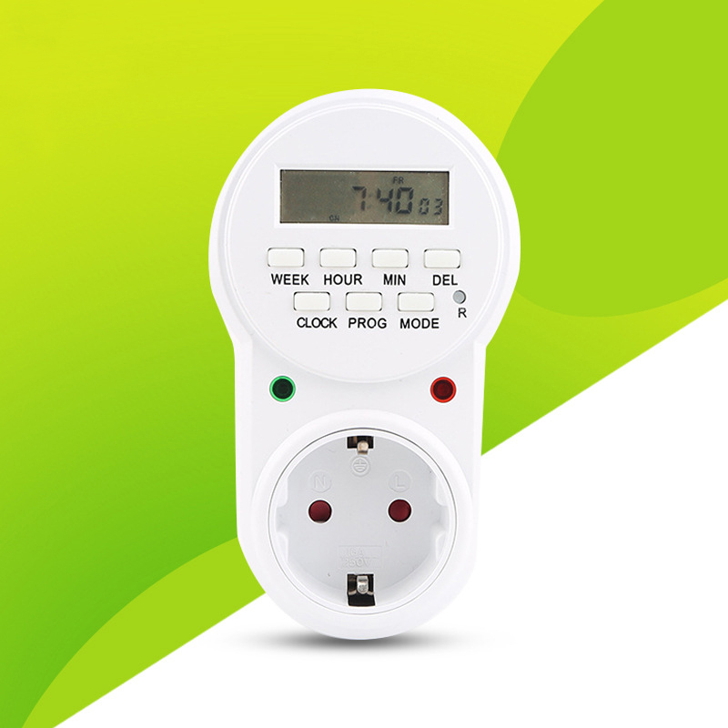 Prise Programmable Digitale pour Minuterie Électronique Écran LCD 16A 3680W - مقبس مؤقت رقمي ذكي للتحكم التلقائي بالأجهزة - 3
