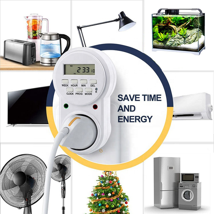 Prise Programmable Digitale pour Minuterie Électronique Écran LCD 16A 3680W - مقبس مؤقت رقمي ذكي للتحكم التلقائي بالأجهزة - 2
