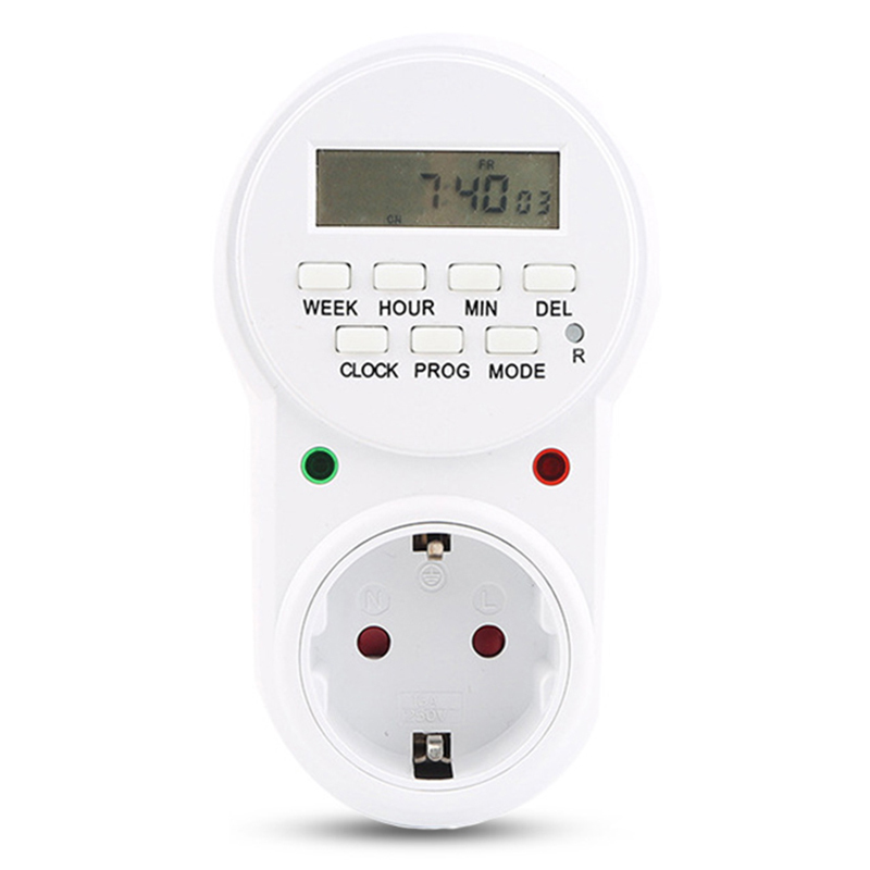 Prise Programmable Digitale pour Minuterie Électronique Écran LCD 16A 3680W - مقبس مؤقت رقمي ذكي للتحكم التلقائي بالأجهزة 5