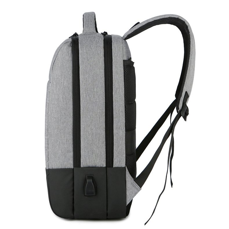 Sac à Dos Ordinateur Portable Multifonctionnel avec Port de Charge USB Grand Volume SACHM07GR - حقيبة ظهر متعددة الاستخدامات للكمبيوتر المحمول والعمل مع منفذ شحن - 4