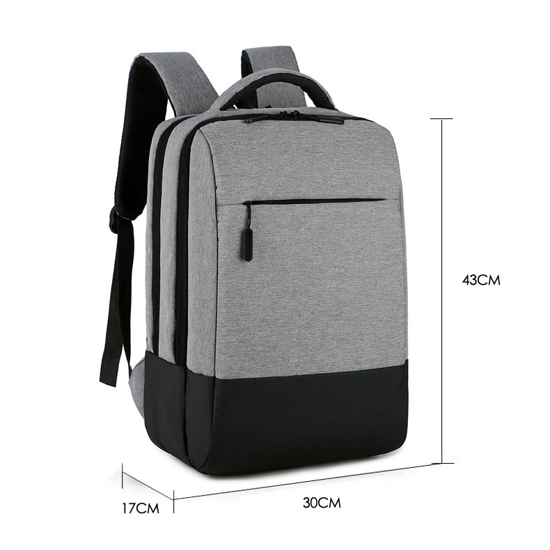 Sac à Dos Ordinateur Portable Multifonctionnel avec Port de Charge USB Grand Volume SACHM07GR - حقيبة ظهر متعددة الاستخدامات للكمبيوتر المحمول والعمل مع منفذ شحن 3