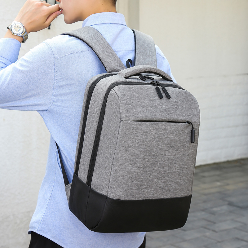 Sac à Dos Ordinateur Portable Multifonctionnel avec Port de Charge USB Grand Volume SACHM07GR - حقيبة ظهر متعددة الاستخدامات للكمبيوتر المحمول والعمل مع منفذ شحن 10