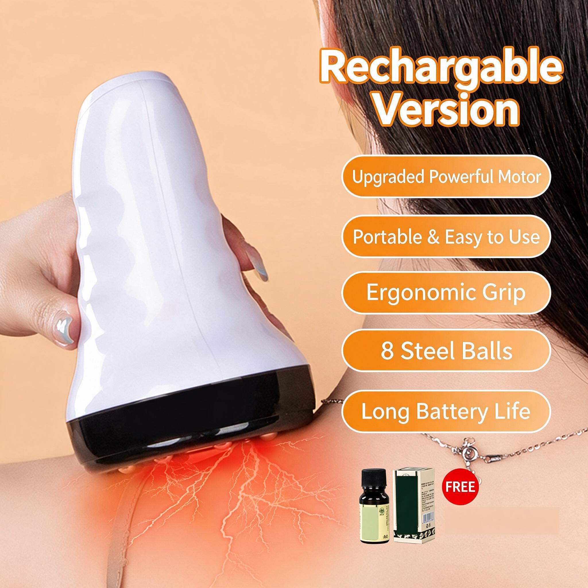 Appareil de Massage et Ventouse Électrique Anti-Cellulite Aspiration Réglable 9 Niveaux - جهاز الحجامة والتدليك الكهربائي الذكي بالأشعة الحمراء 6