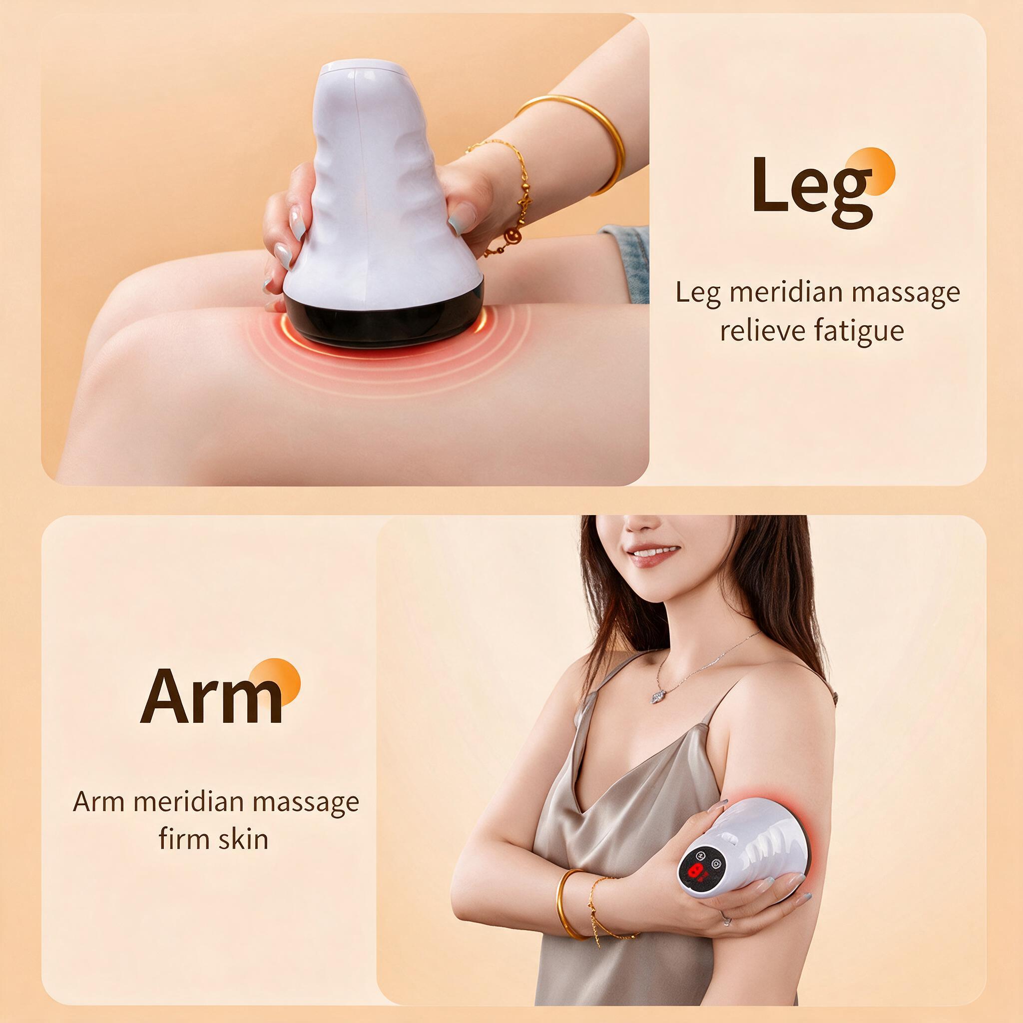 Appareil de Massage et Ventouse Électrique Anti-Cellulite Aspiration Réglable 9 Niveaux - جهاز الحجامة والتدليك الكهربائي الذكي بالأشعة الحمراء 7