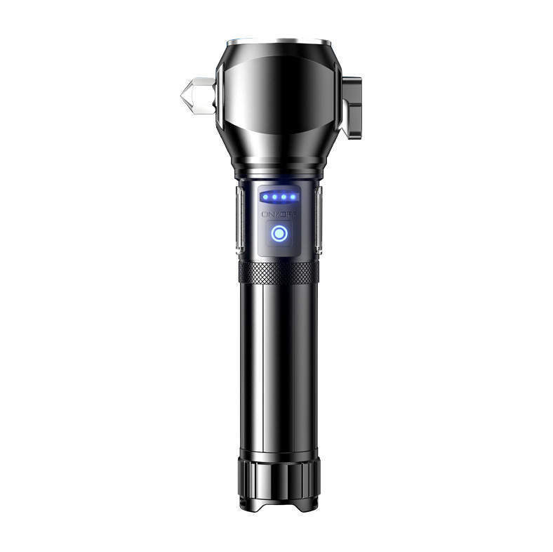 Lampe Torche Tactique LED 1200 Lumens Portée 450m avec Éclairage Latéral - مصباح يدوي تكتيكي عالي الإضاءة متعدد الاستخدامات - 14
