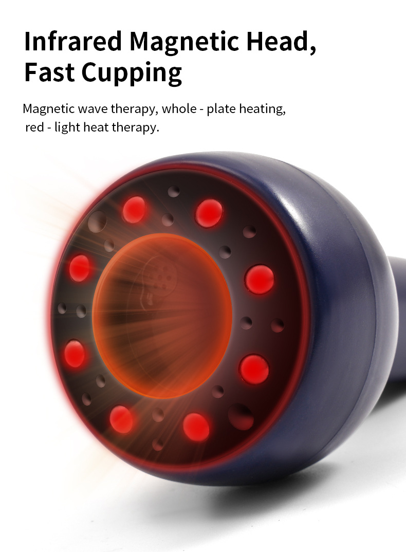 Appareil de Massage Ventouse Électrique et Scraping 3en1 Aspiration Réglable 9 Niveaux - 1 جهاز الحجامة والتدليك الكهربائي الذكي 3 في - 6