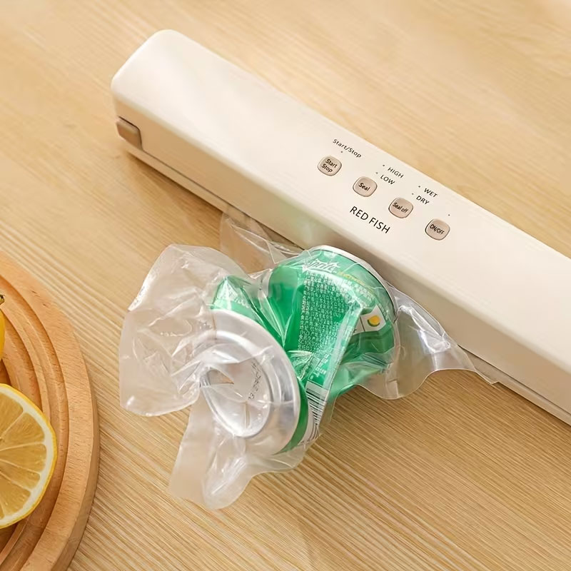 Machine Sous-Vide Alimentaire Red Fish avec 10 Sacs de Conservations - جهاز تغليف وتفريغ الهواء من الأطعمة 5
