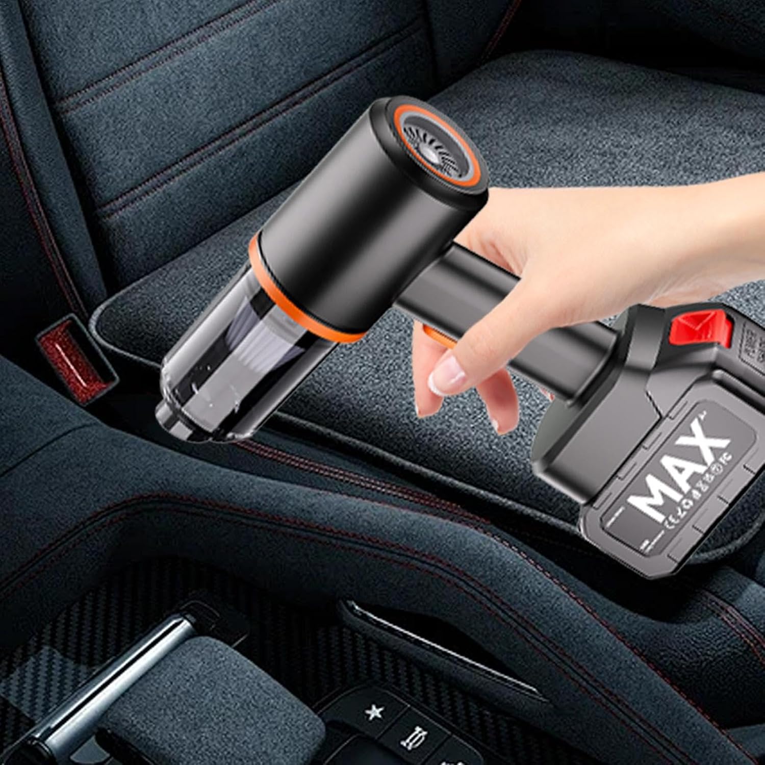 Aspirateur Voiture Sans Fil Rechargeable Aspiration Puissante Compact et Multifonction - مكنسة السيارة الكهربائية اللاسلكية المحمولة - 2