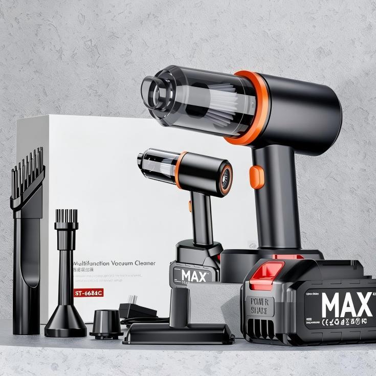 Aspirateur Voiture Sans Fil Rechargeable Aspiration Puissante Compact et Multifonction - مكنسة السيارة الكهربائية اللاسلكية المحمولة - 7