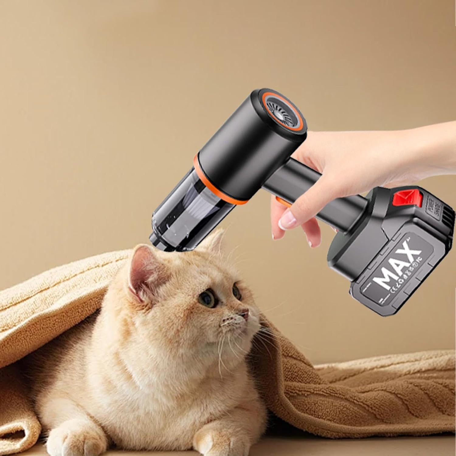 Aspirateur Voiture Sans Fil Rechargeable Aspiration Puissante Compact et Multifonction - مكنسة السيارة الكهربائية اللاسلكية المحمولة 5