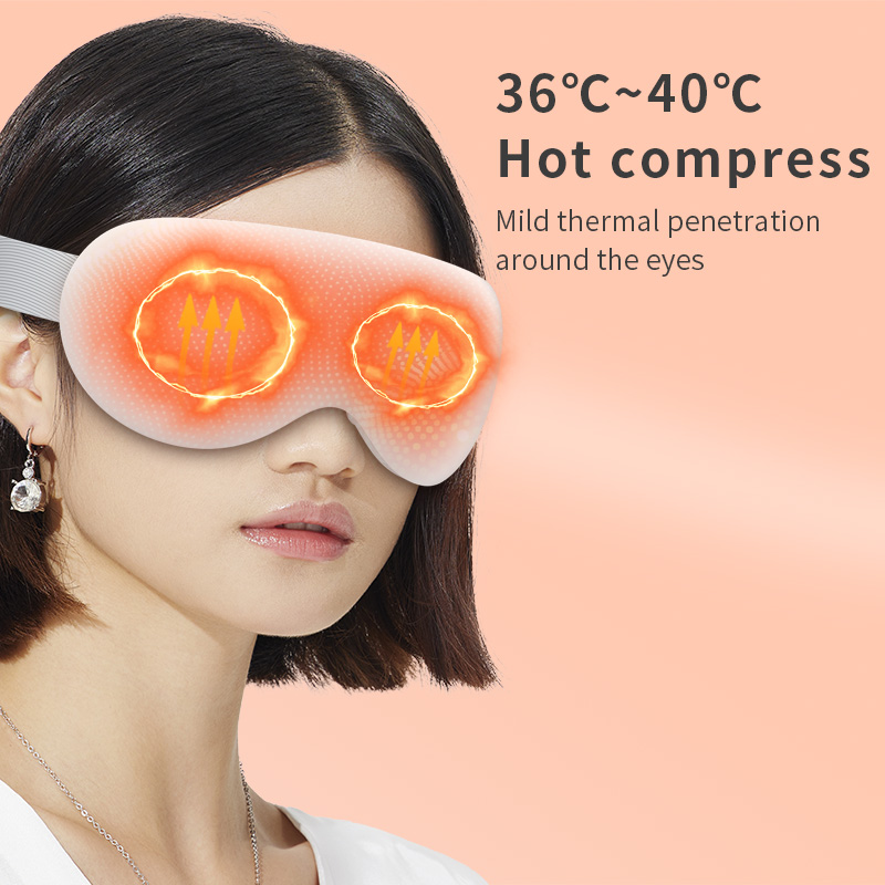 Masseur Oculaire Intelligent 12 Nœuds Compresses Chaudes et Froides Musique Intégrée - جهاز مساج العين الذكي مع خاصية التبريد والحرارة والموسيقى - 9