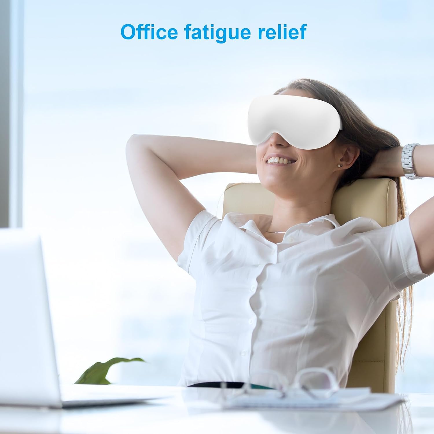 Masseur Oculaire Intelligent 12 Nœuds Compresses Chaudes et Froides Musique Intégrée - جهاز مساج العين الذكي مع خاصية التبريد والحرارة والموسيقى 2