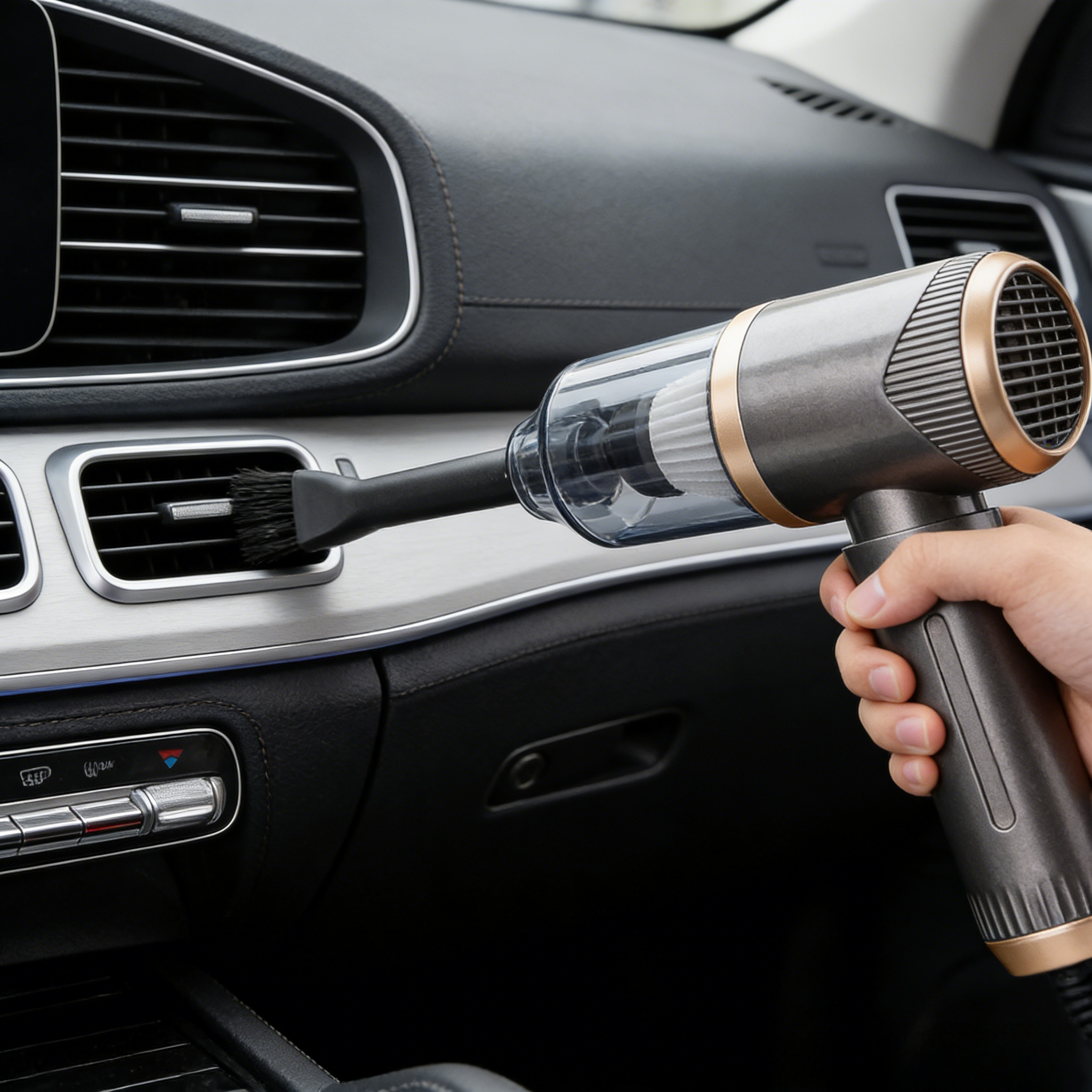 Aspirateur Sans Fil Portatif 4en1 Pour Voiture et Maison Suction 5000Pa - مكنسة لاسلكية محمولة للسيارة والمنزل 4 في 1 - 6
