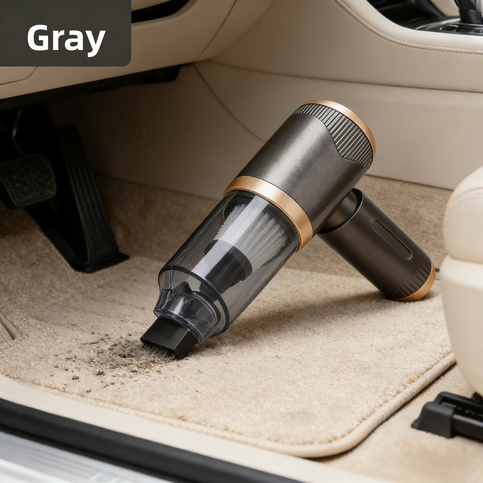 Aspirateur Sans Fil Portatif 4en1 Pour Voiture et Maison Suction 5000Pa - مكنسة لاسلكية محمولة للسيارة والمنزل 4 في 1 7