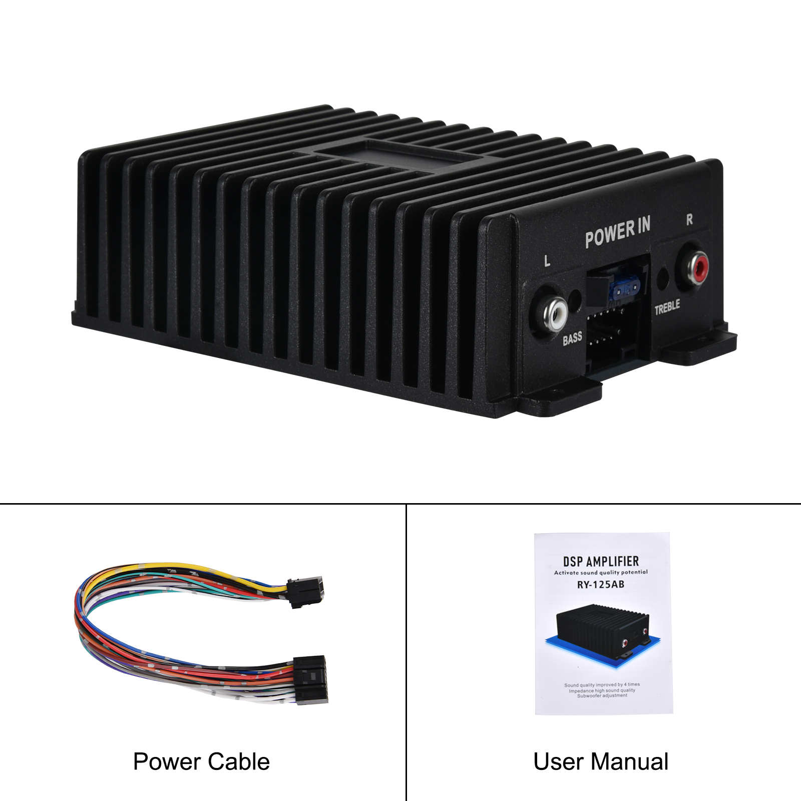 Amplificateur Audio Voiture DSP 80W×4 Égaliseur EQ Sortie 4 Canaux Son HI-FI - مكبر صوت للسيارة عالي الجودة 5