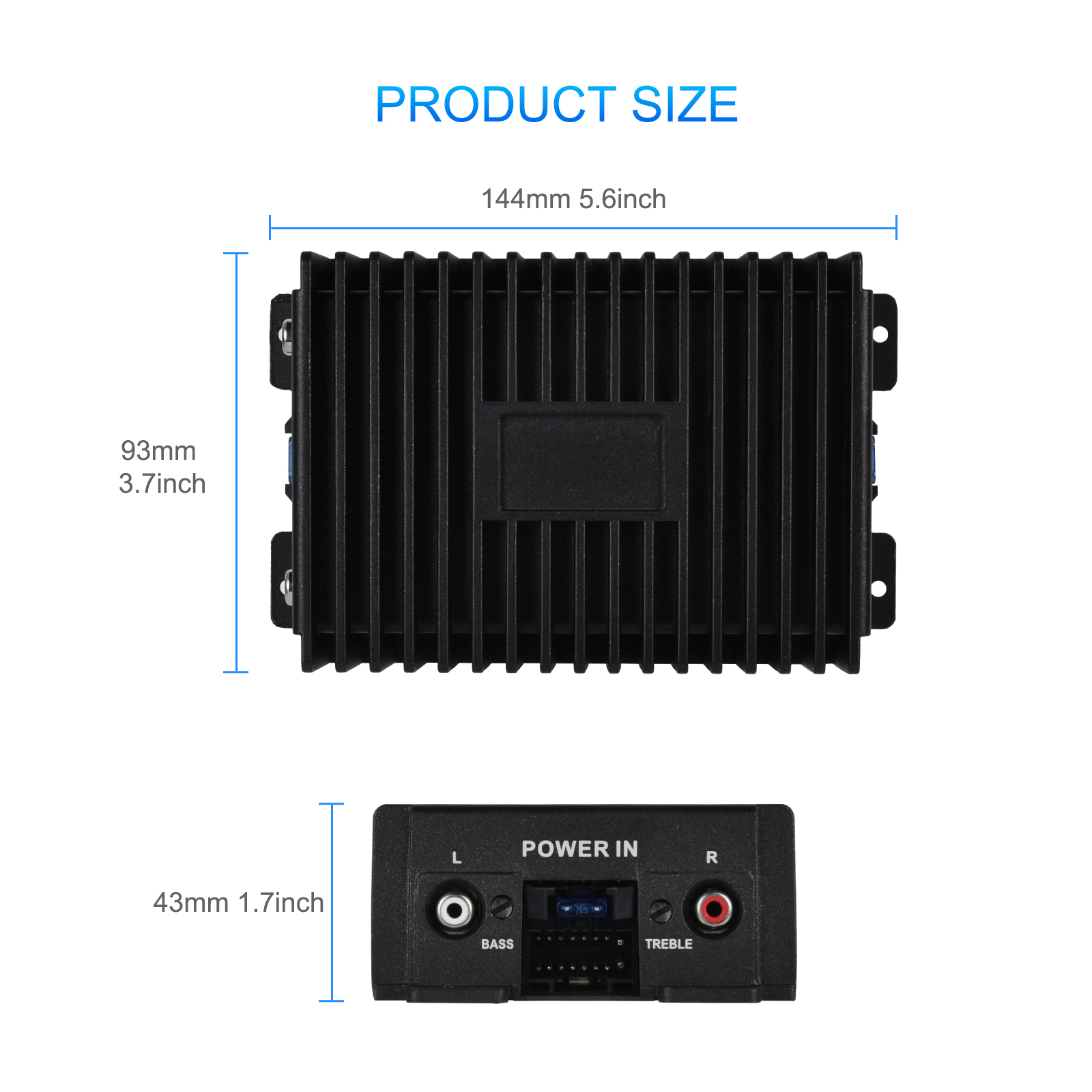 Amplificateur Audio Voiture DSP 80W×4 Égaliseur EQ Sortie 4 Canaux Son HI-FI - مكبر صوت للسيارة عالي الجودة 9