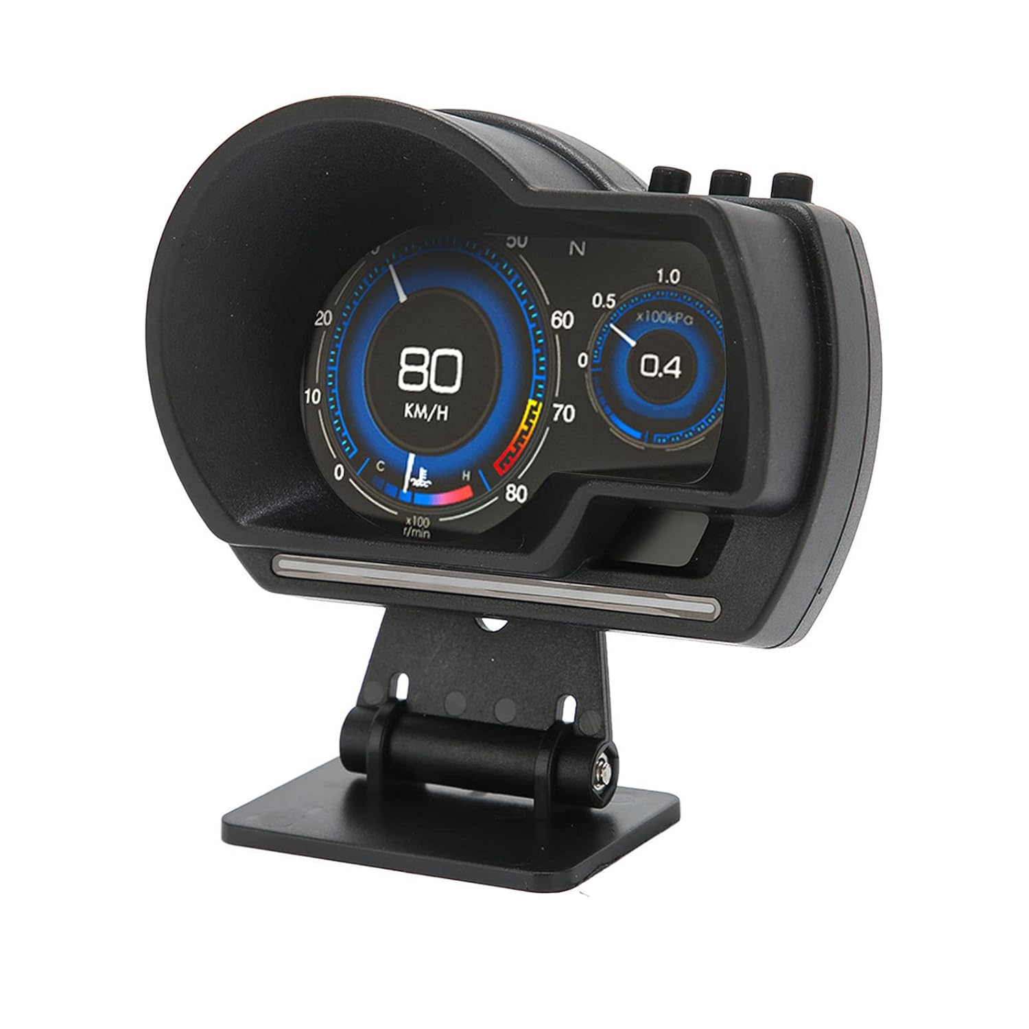 Afficheur Tête Haute HUD Intelligent Pour Voiture Système Double OBD2 + GPS 10 Alarme de Vitesse et Écran LCD - عداد السرعة الرقمي والشاشة الذكية للسيارة نظام مزدوج - 2