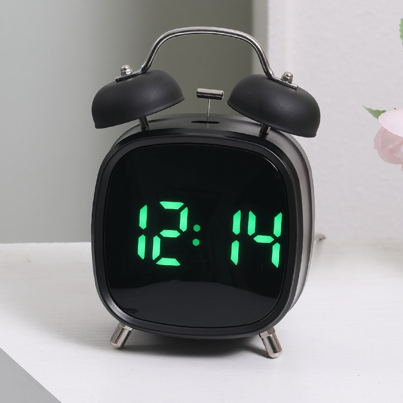 Réveil Numérique Intelligent LED Minuterie Luminescence Réglable et Port USB GHB032 - منبه رقمي ذكي مع مؤقت وإضاءة وتحكم بالصوت 10