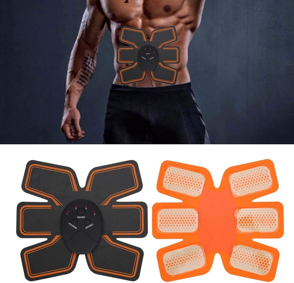Ceinture de Musculation Électrostimulation EMS Abdominaux et Minceur, 6 Modes - حزام التخسيس وتحفيز العضلات الكهربائي الذكي 6