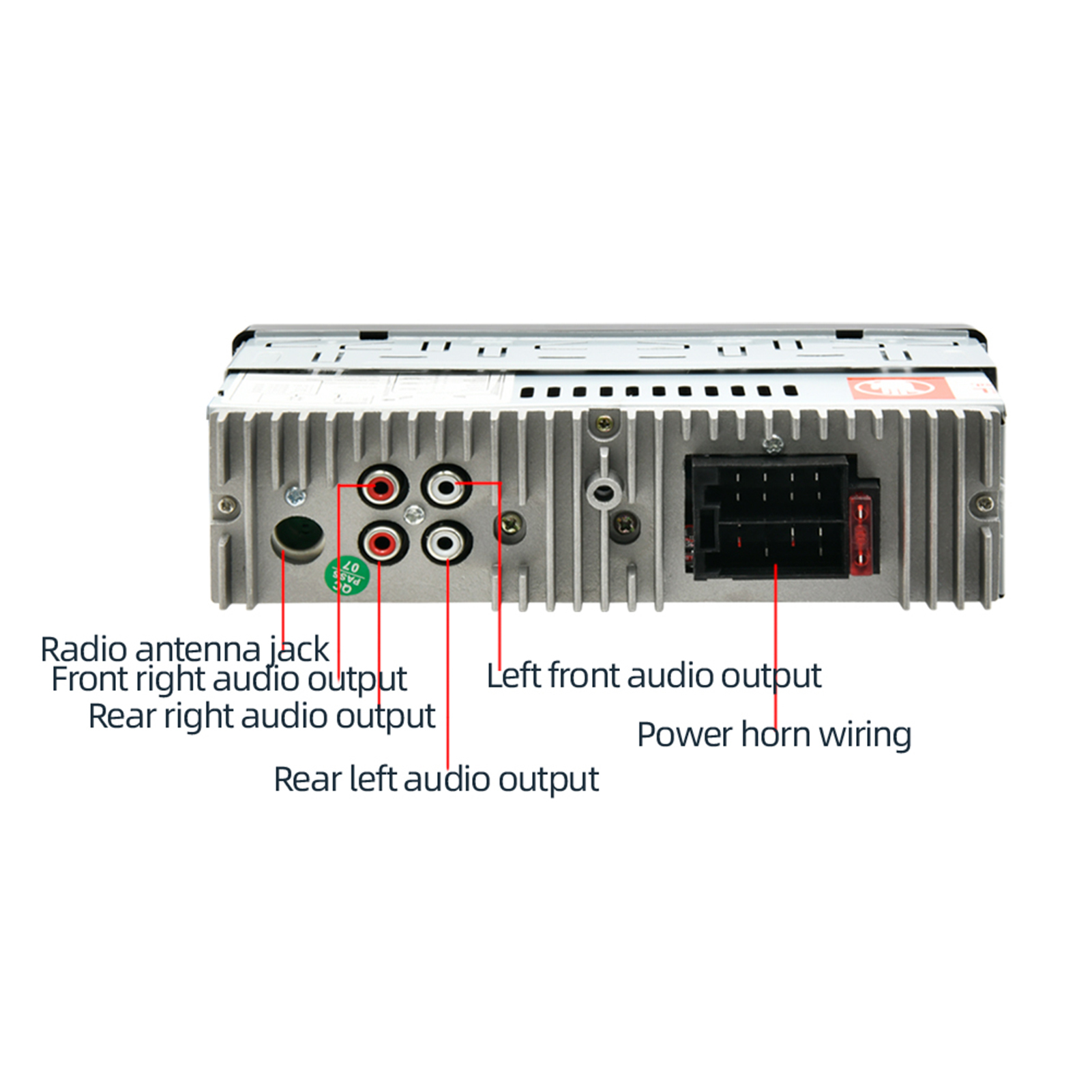 Autoradio Bluetooth 1DIN 7 Couleurs LED et Charge Rapide 2.1A Pioneer 9900 - راديو سيارة بلوتوث - 7