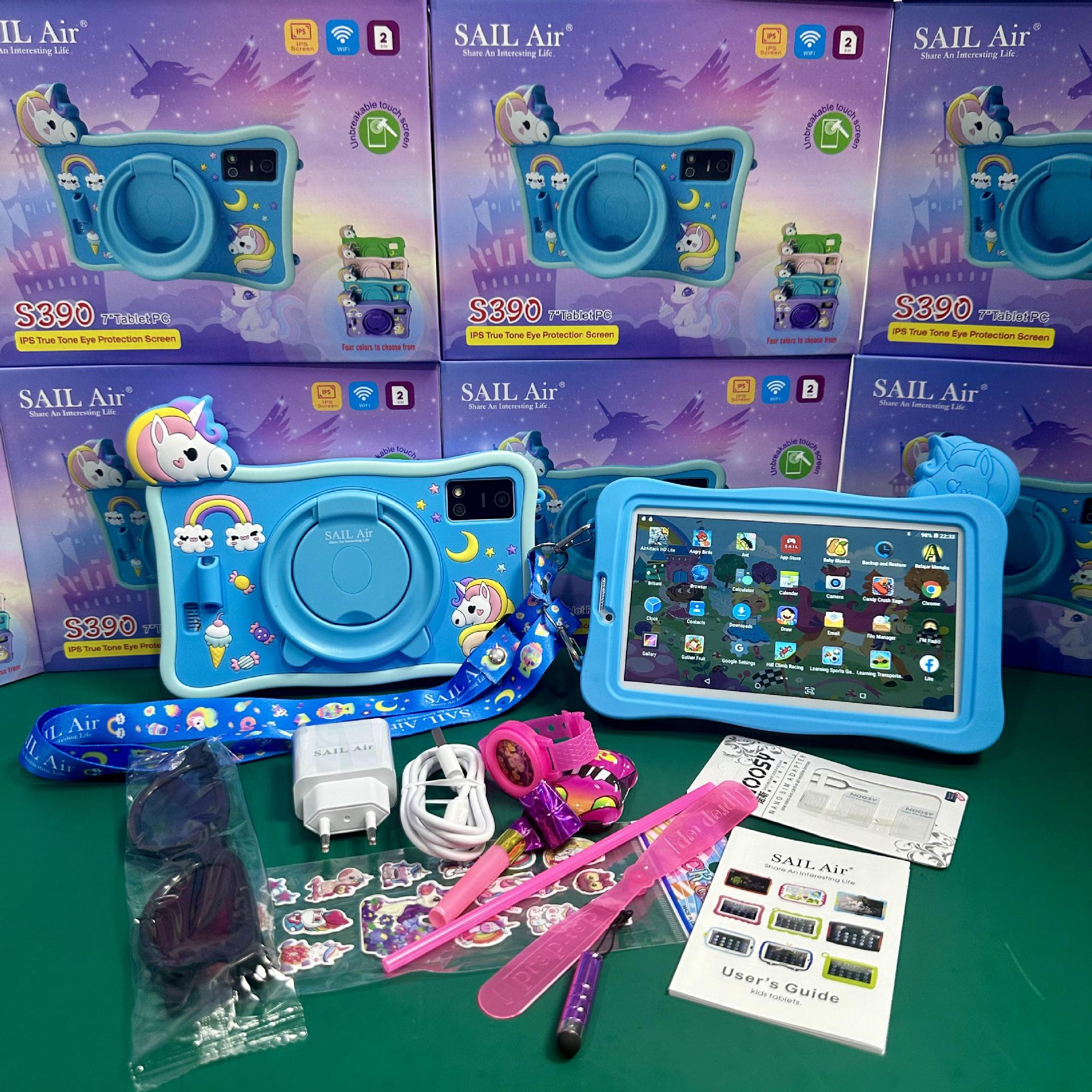 Tablette Éducative Pour Enfants 7 Pouces Android, 4G 256GB 12GB RAM - تابلت أطفال تعليمية 7 بوصة - 16
