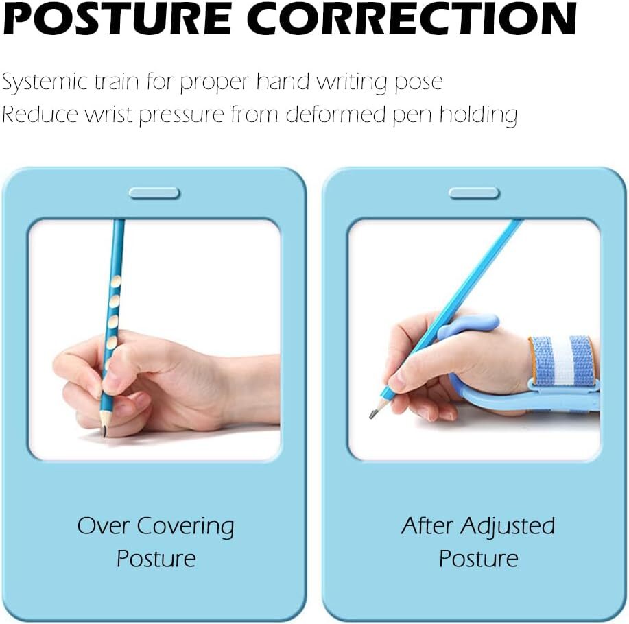 Correcteur de Posture d'Écriture et Poignet Anti-Crochet Pour Enfants - مصحح معصم وطريقة إمساك القلم للأطفال للوقاية من انحناء اليد - 2