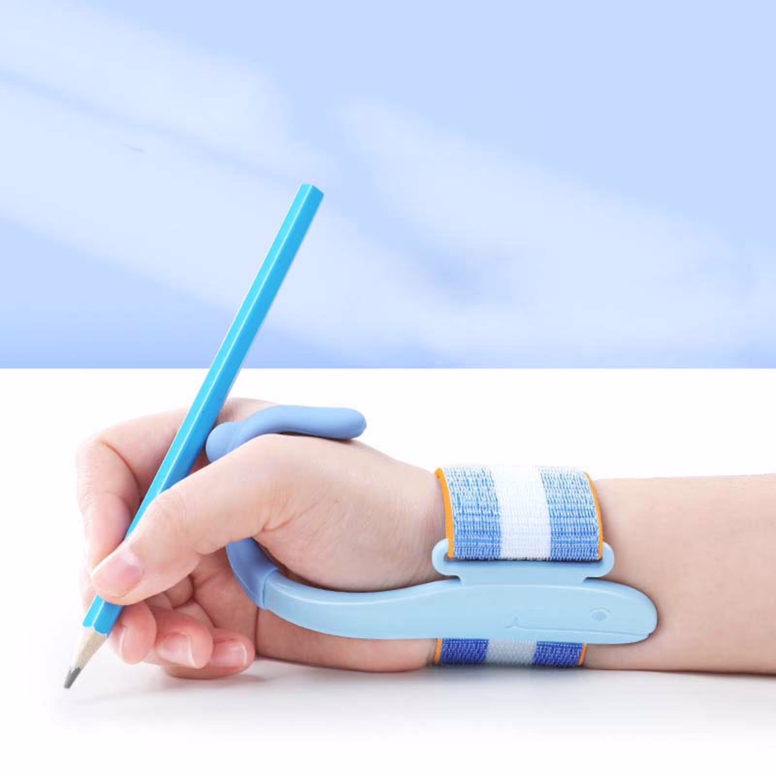 Correcteur de Posture d'Écriture et Poignet Anti-Crochet Pour Enfants - مصحح معصم وطريقة إمساك القلم للأطفال للوقاية من انحناء اليد 3