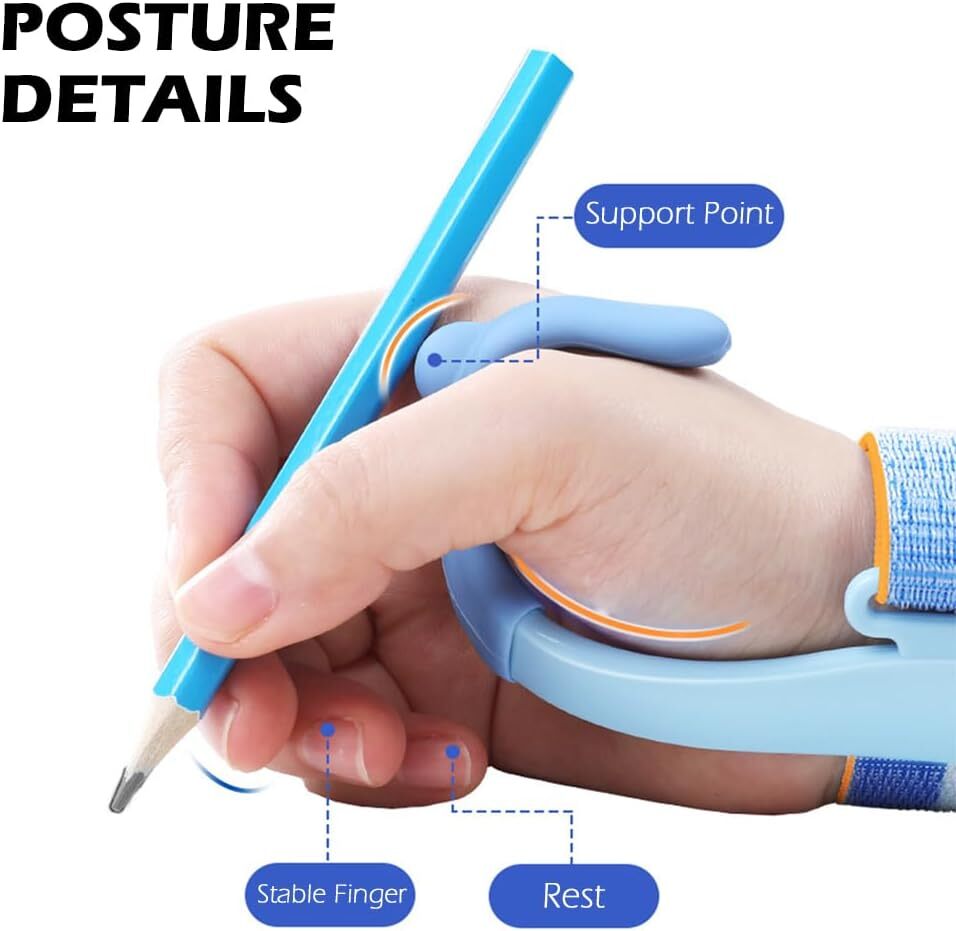 Correcteur de Posture d'Écriture et Poignet Anti-Crochet Pour Enfants - مصحح معصم وطريقة إمساك القلم للأطفال للوقاية من انحناء اليد 11