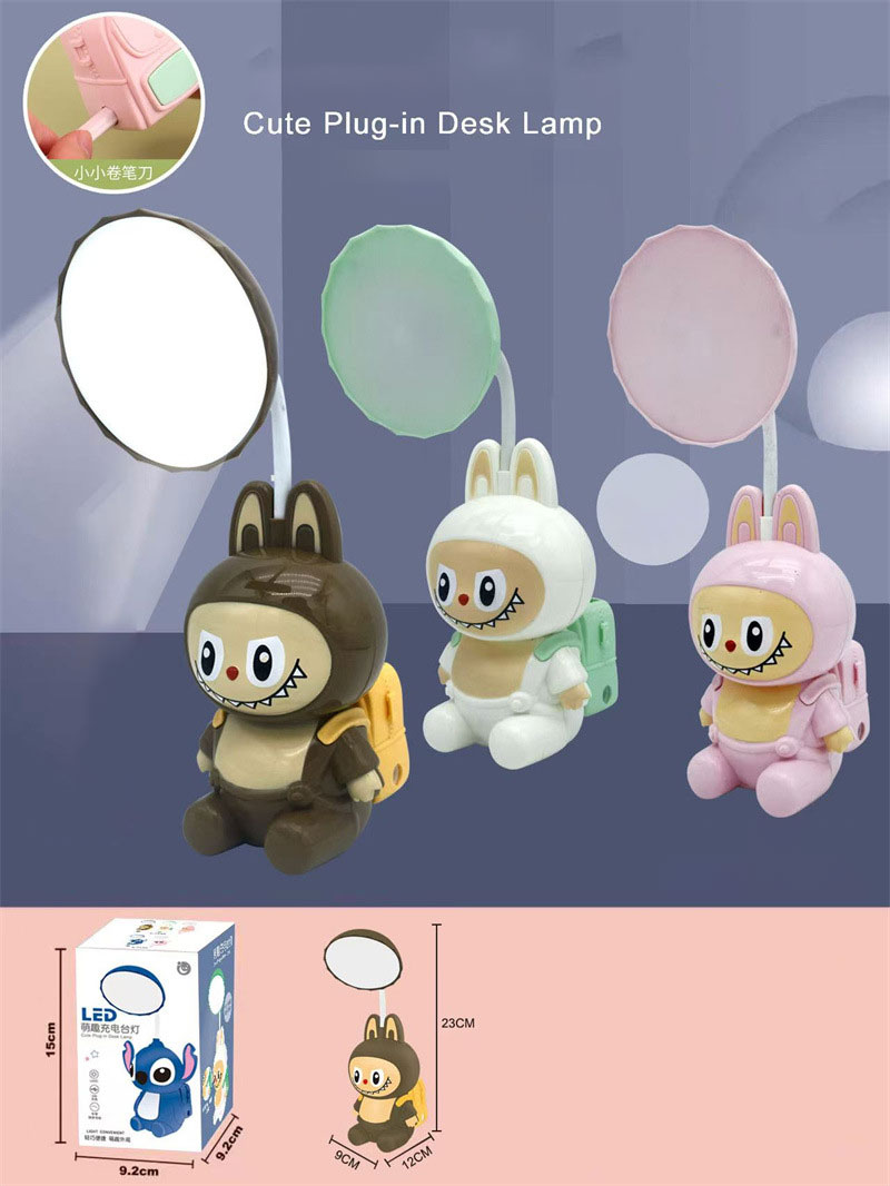 Lampe de Bureau LED Pour Enfants avec Porte-Crayon - Rechargeable USB Flexible 360° - مصباح مكتب ليد كرتوني للأطفال مع حامل أقلام قابل للشحن - 6