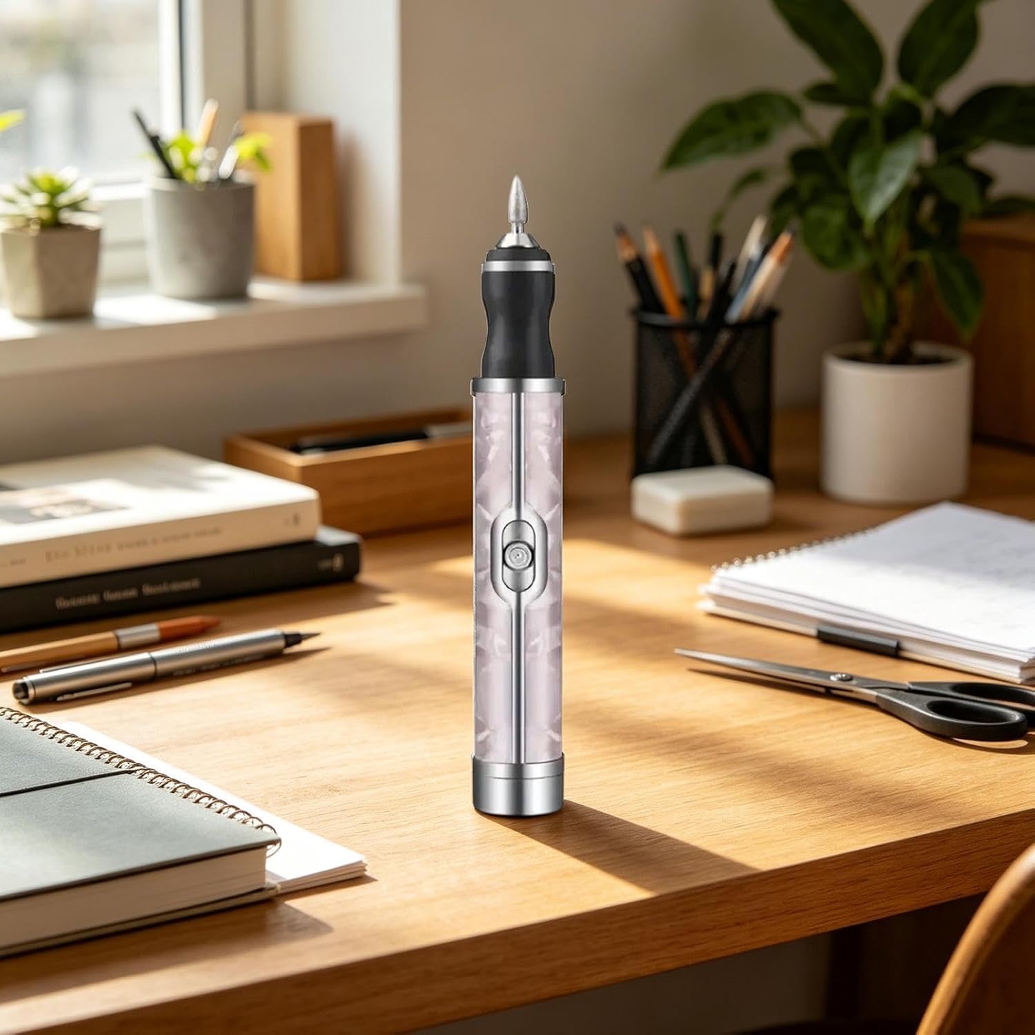 Ponceuse à Ongles Électrique Sans Fil Rechargeable Pour Manucure et Pédicure 4 Vitesses, 12 Embouts - مبرد ومقلم الأظافر الكهربائي اللاسلكي القابل للشحن 10