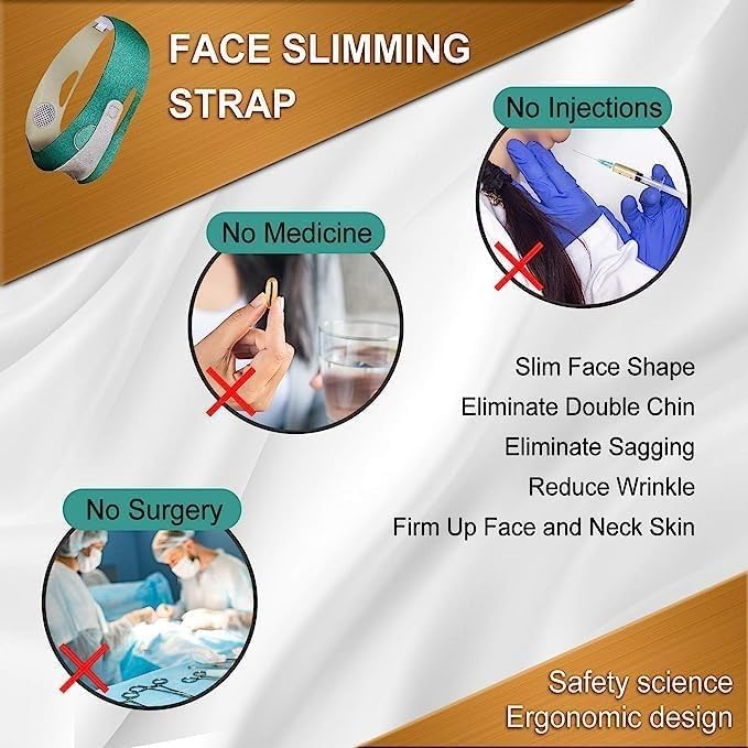 Ceinture de LIFTING du Visage et Mentonnière V-Line Anti-Rides - حزام شد الوجه والذقن وتحديد الفك - 1
