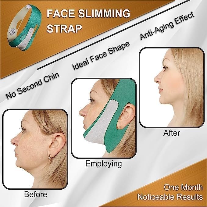 Ceinture de LIFTING du Visage et Mentonnière V-Line Anti-Rides - حزام شد الوجه والذقن وتحديد الفك - 4