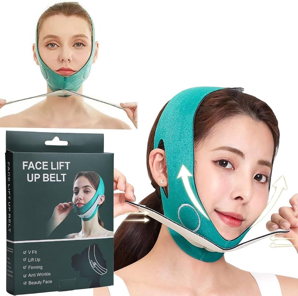 Ceinture de LIFTING du Visage et Mentonnière V-Line Anti-Rides - حزام شد الوجه والذقن وتحديد الفك 4