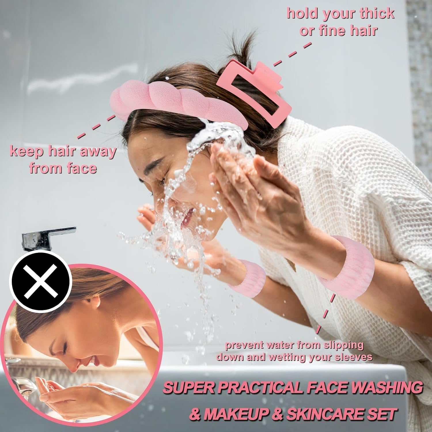 Ensemble Soin du Visage 4 Pièces pour Femmes - طقم العناية بالوجه وغسيل البشرة 4 قطع 5