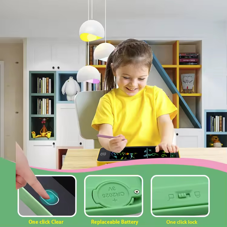 Trousse Scolaire 2 en 1 avec Tablette d'Écriture LCD pour Enfants - مقلمة مدرسية 2 في 1 مع لوح رسم للأطفال - 12