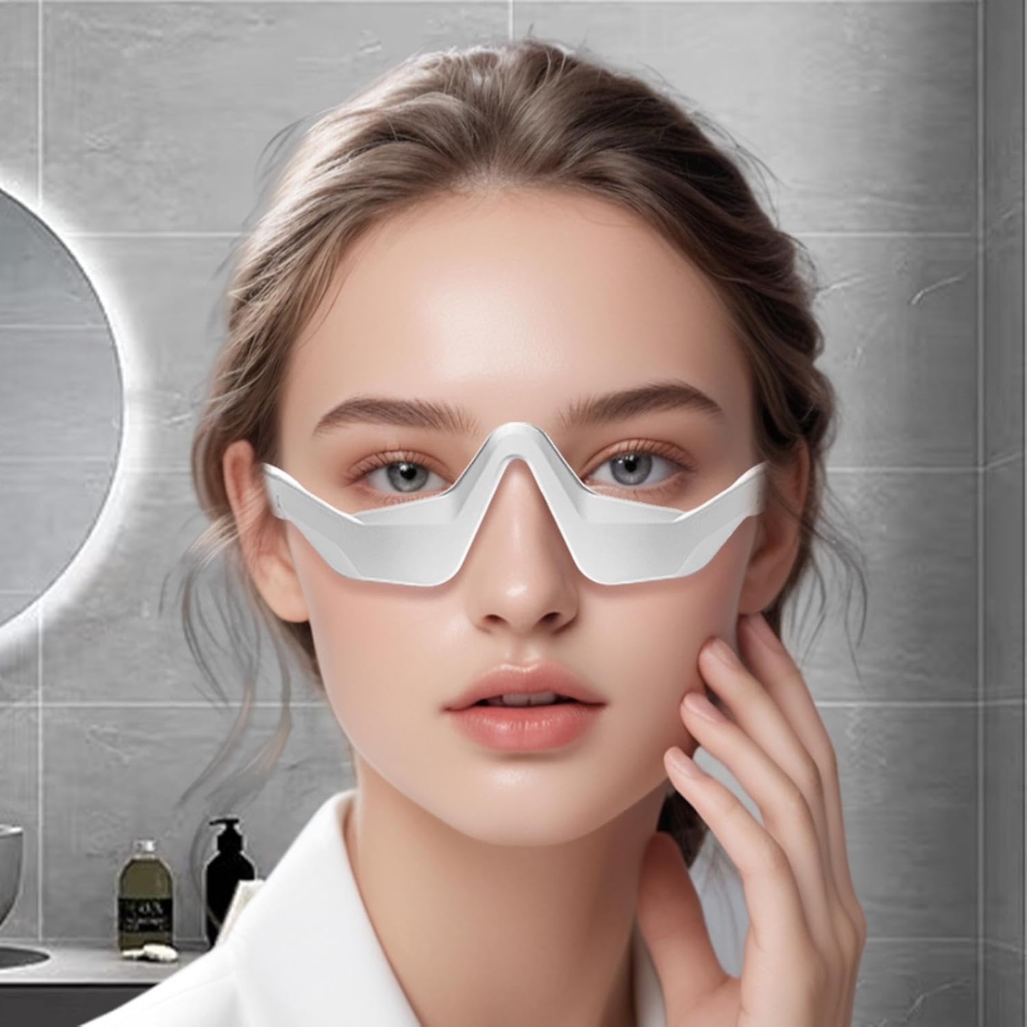 Masseur Yeux Rajeunissant Anti-Poches par Photothérapie Lumière Rouge - نظارة وقناع مساج وتجميل محيط العين بالضوء الأحمر والاهتزاز - 6