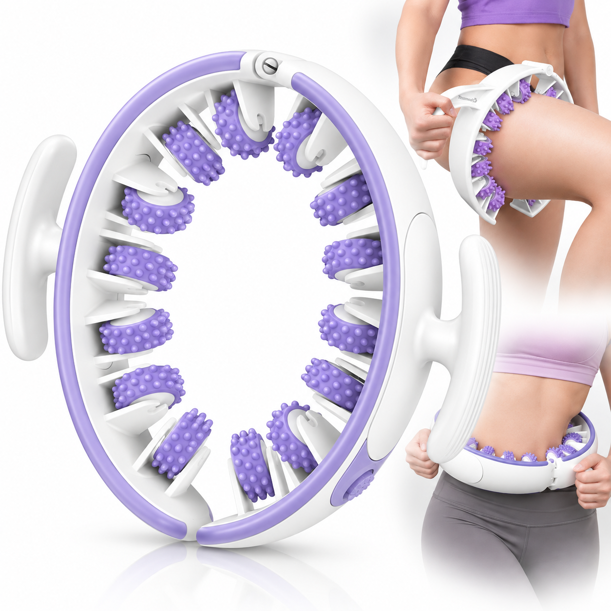 Rouleau de Massage Circulaire Anti-Cellulite et Récupération Musculaire - أسطوانة المساج الدائرية لتخفيف آلام العضلات والسيلوليت 2