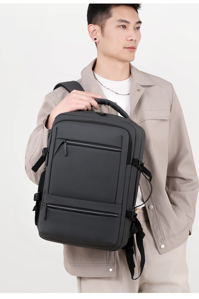 Sac à Dos pour Ordinateur Portable Grande Capacité et Anti-Vol Bomag Boy Gris - حقيبة ظهر للكمبيوتر المحمول واسعة ومانعة للسرقة - 1