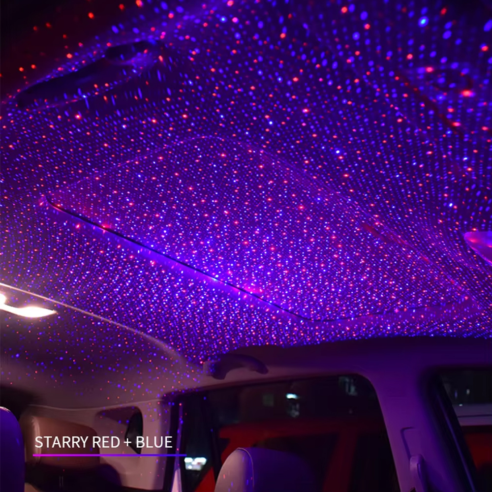 Projecteur LED d'Ambiance Étoilée pour Toit de Voiture Red Stars C206 - جهاز عرض النجوم في سقف السيارة 6