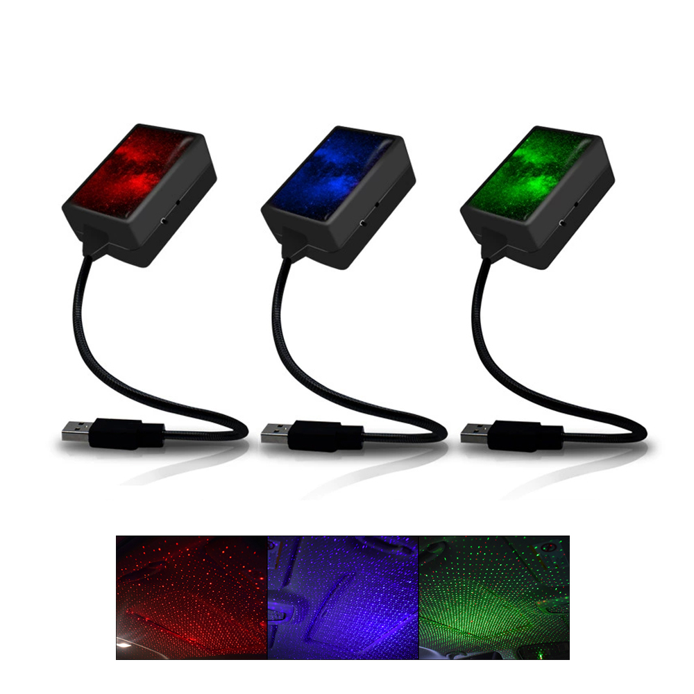 Projecteur LED d'Ambiance Étoilée pour Toit de Voiture Red Stars C206 - جهاز عرض النجوم في سقف السيارة 10