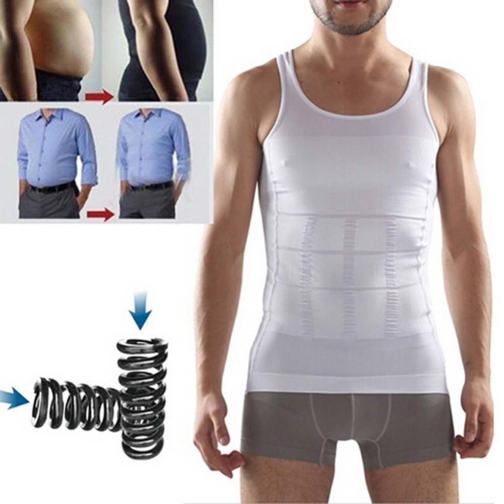 Compression Shaper Homme Anti-Gynécomastie et Amincissant - قميص ضاغط رجالي لتنحيف الجسم وإخفاء التثدي - 8