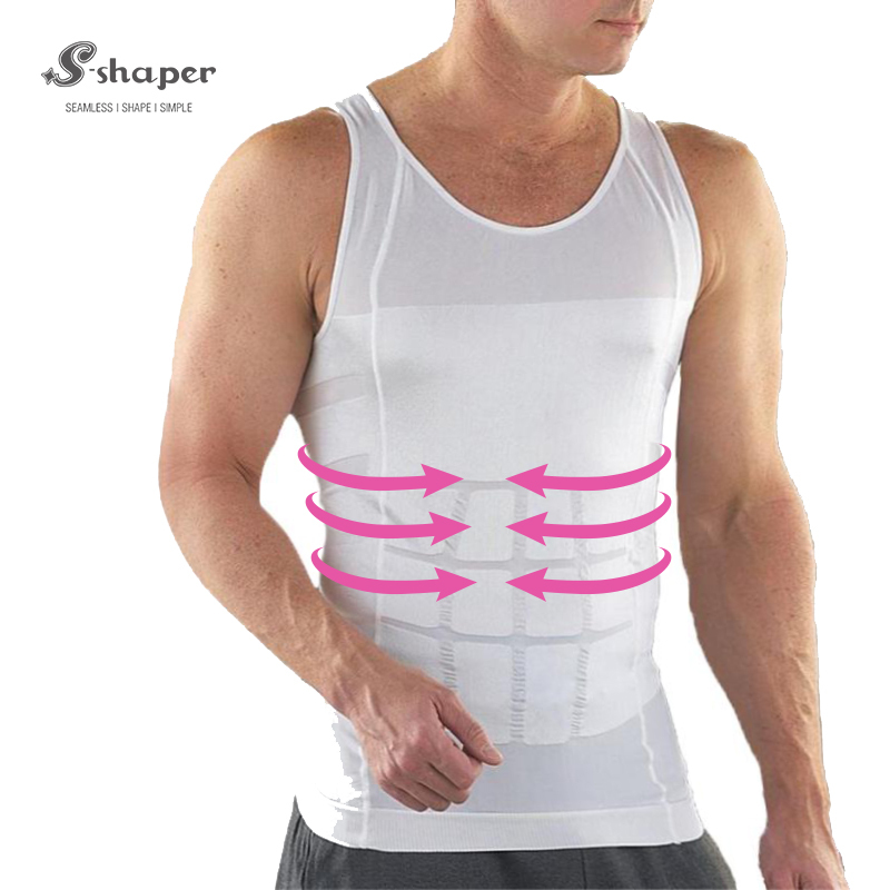 Compression Shaper Homme Anti-Gynécomastie et Amincissant - قميص ضاغط رجالي لتنحيف الجسم وإخفاء التثدي - 11