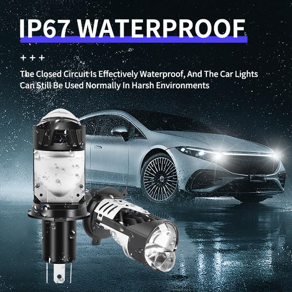 Ampoules de Phare LED H4 à Double Projecteur 20000LM 100W G19 H4 - مصباع دراجات نارية عالي السطوع - 6